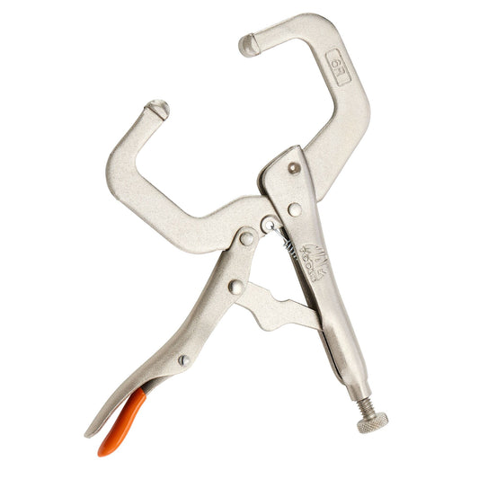 6" C-Clamp Trigger Release Locking Pliers - Orange