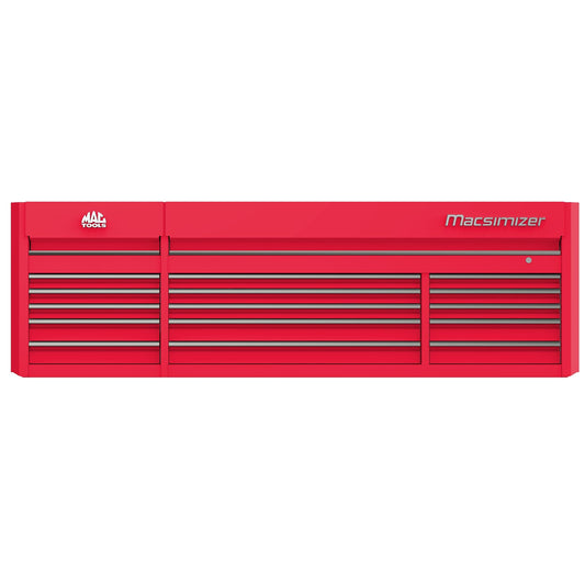 Macsimizer® 15-Drawer Top Chest - Firebrick Red