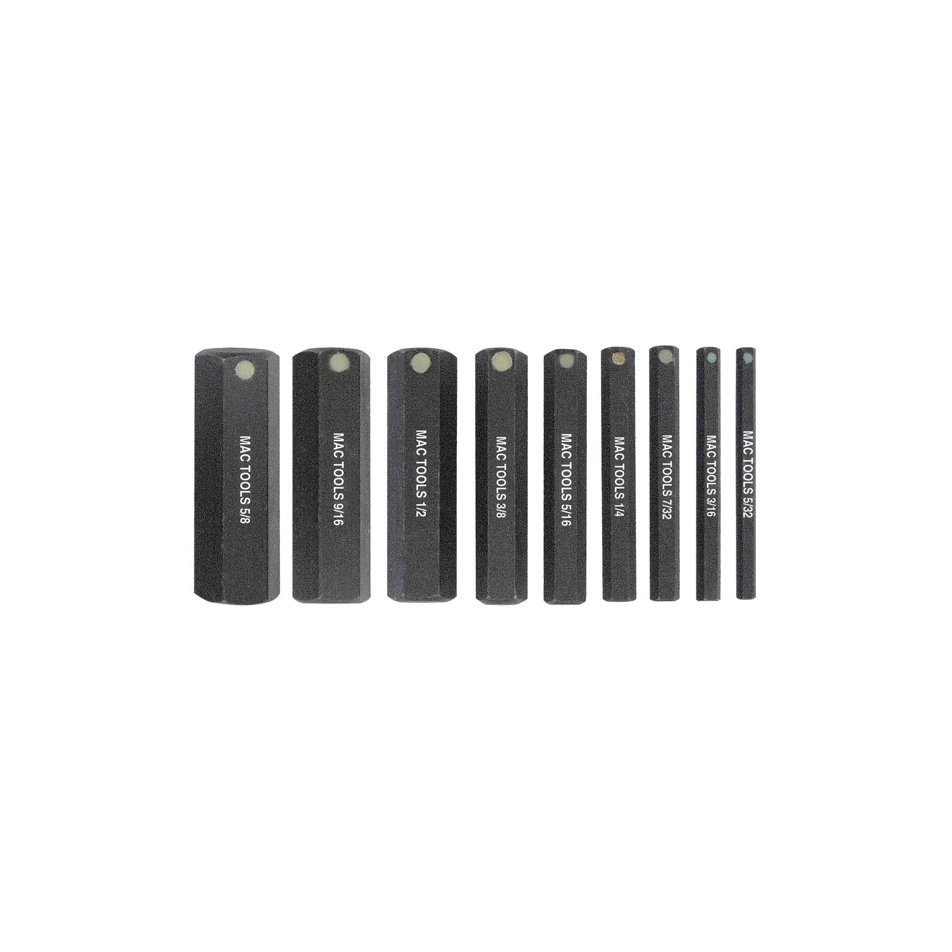 9-PC. SAE ProHold® Hex Bit Set - 2"