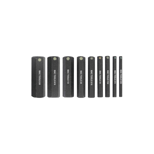 9-PC. SAE ProHold® Hex Bit Set - 2"