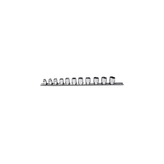 11-PC. 3/8" Drive Metric Super-Short Socket Set - 6-PT.