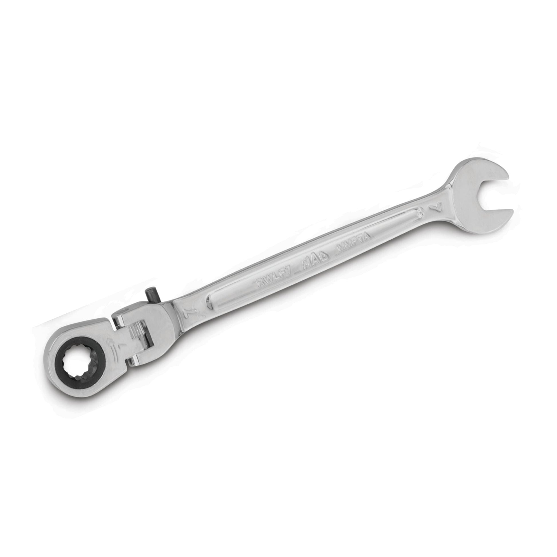 Flexible-Head Ratcheting Wrench 7mm - 12-PT.