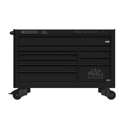 Macsimizer® Series 10-Drawer Workstation with PowerTech™ Drawer - Flat Black