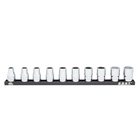 10-PC. 1/2" Drive Standard Metric R.B.R.T.™ Socket Set