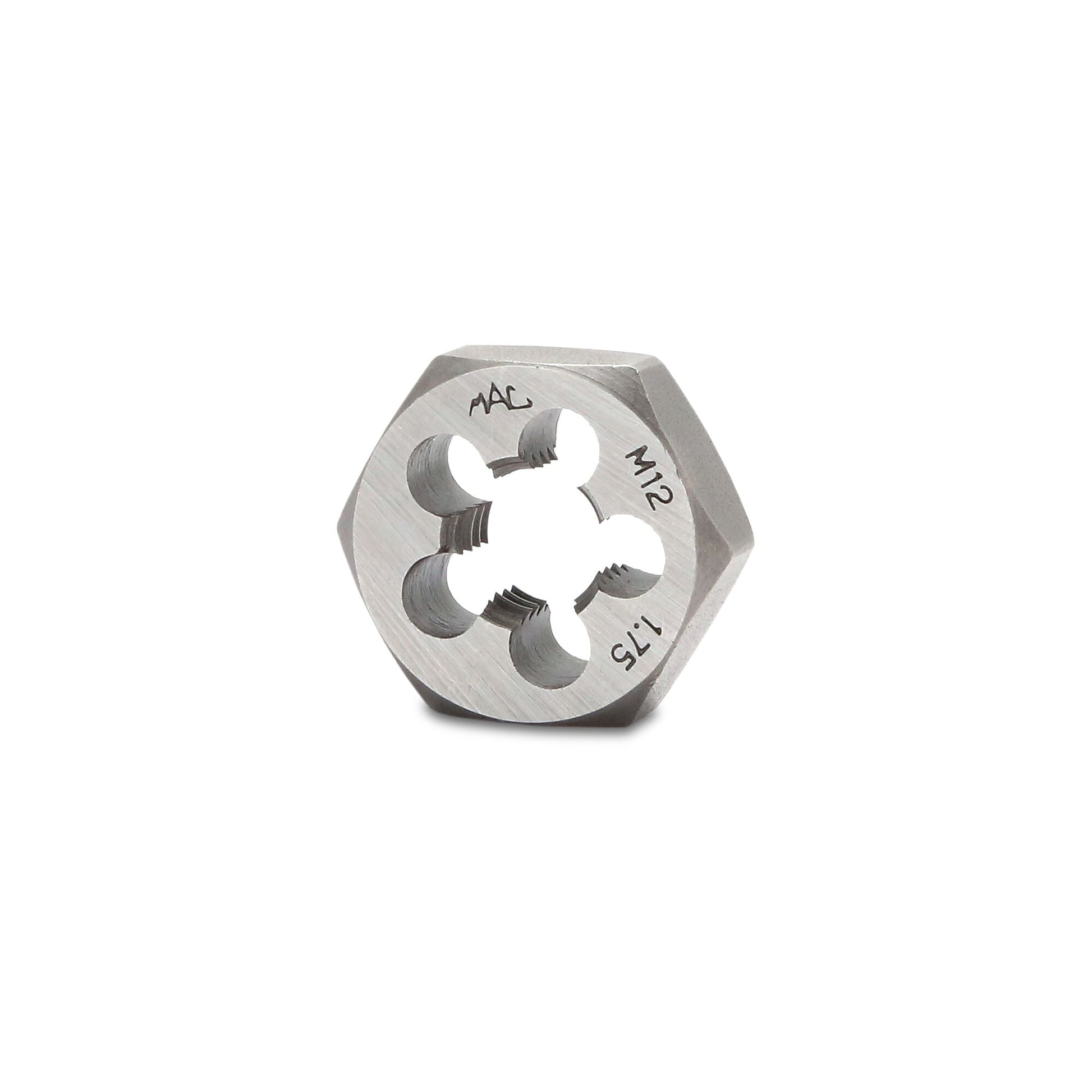 Metric Hexagonal Die M12-1.75 - 1" Shank