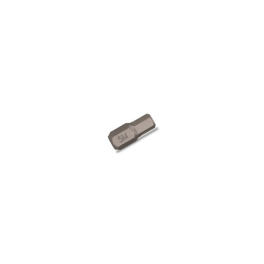 1/4" Hex Drive Stubby Hex Bit - 5mm