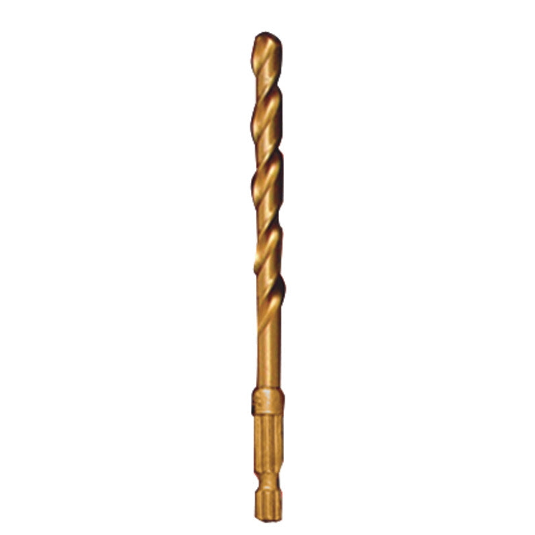 1/4" Hex Drive Quick-Disconnect Titanium-Nitride Coated Drill Bit 7/32"