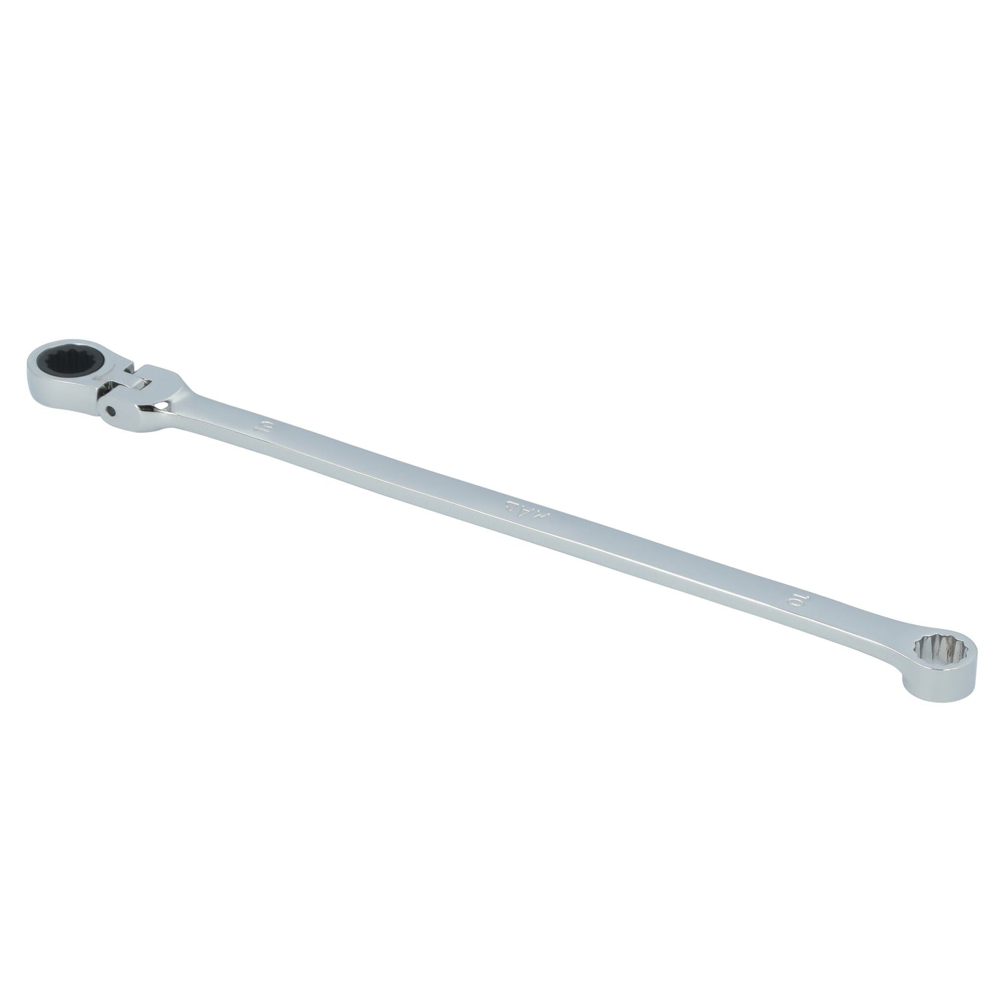 10mm XL Double Box Flex Head Ratcheting Wrench - 12 pt.
