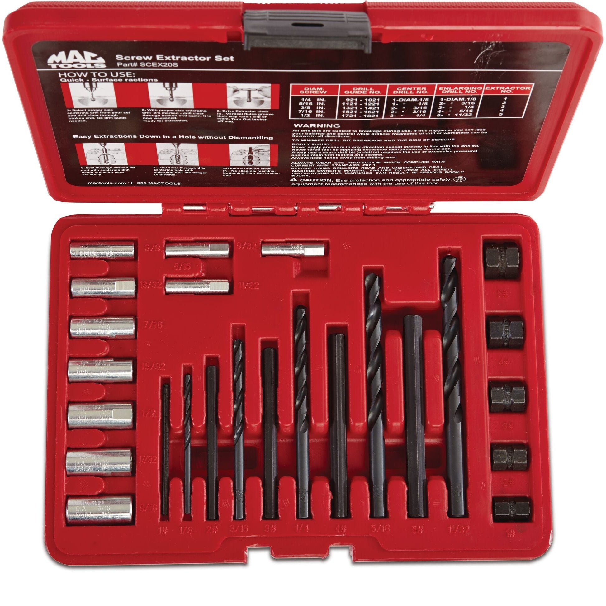 Screw Extractor Set