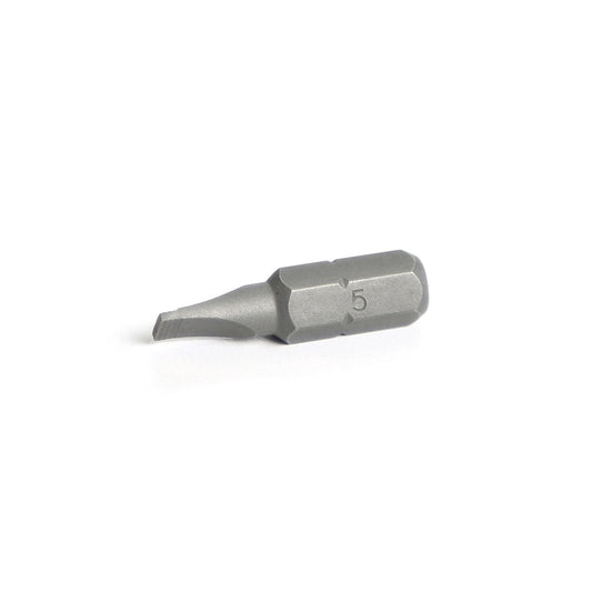 1/4" Hex Drive Slotted Bit 1" - 5mm