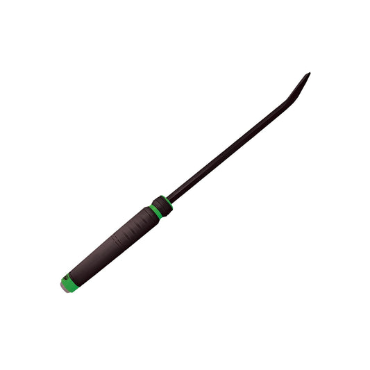 Capped Comfort-Handle 1/2" Curved-Head Pry Bar 25" Green