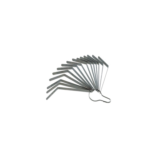 15-Blade Valve Lash Feeler Gauge Set