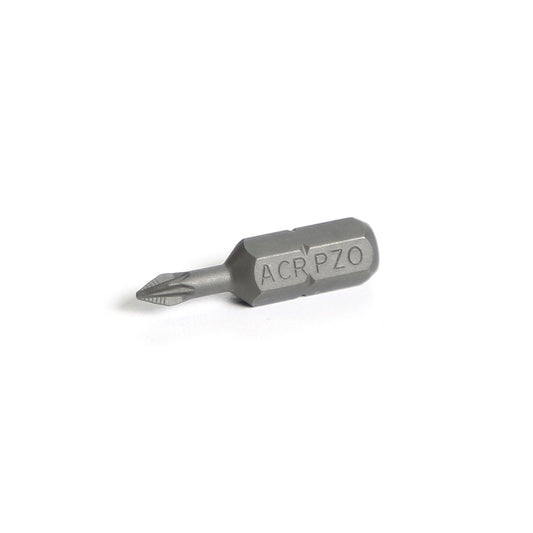 1/4" Hex Drive Pozidriv® Bit 1" - #0