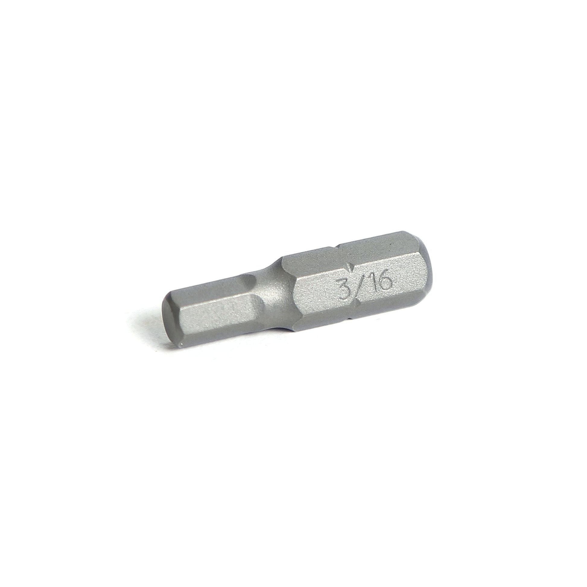 1/4" Hex Drive Hex Bit 1"- 3/16"