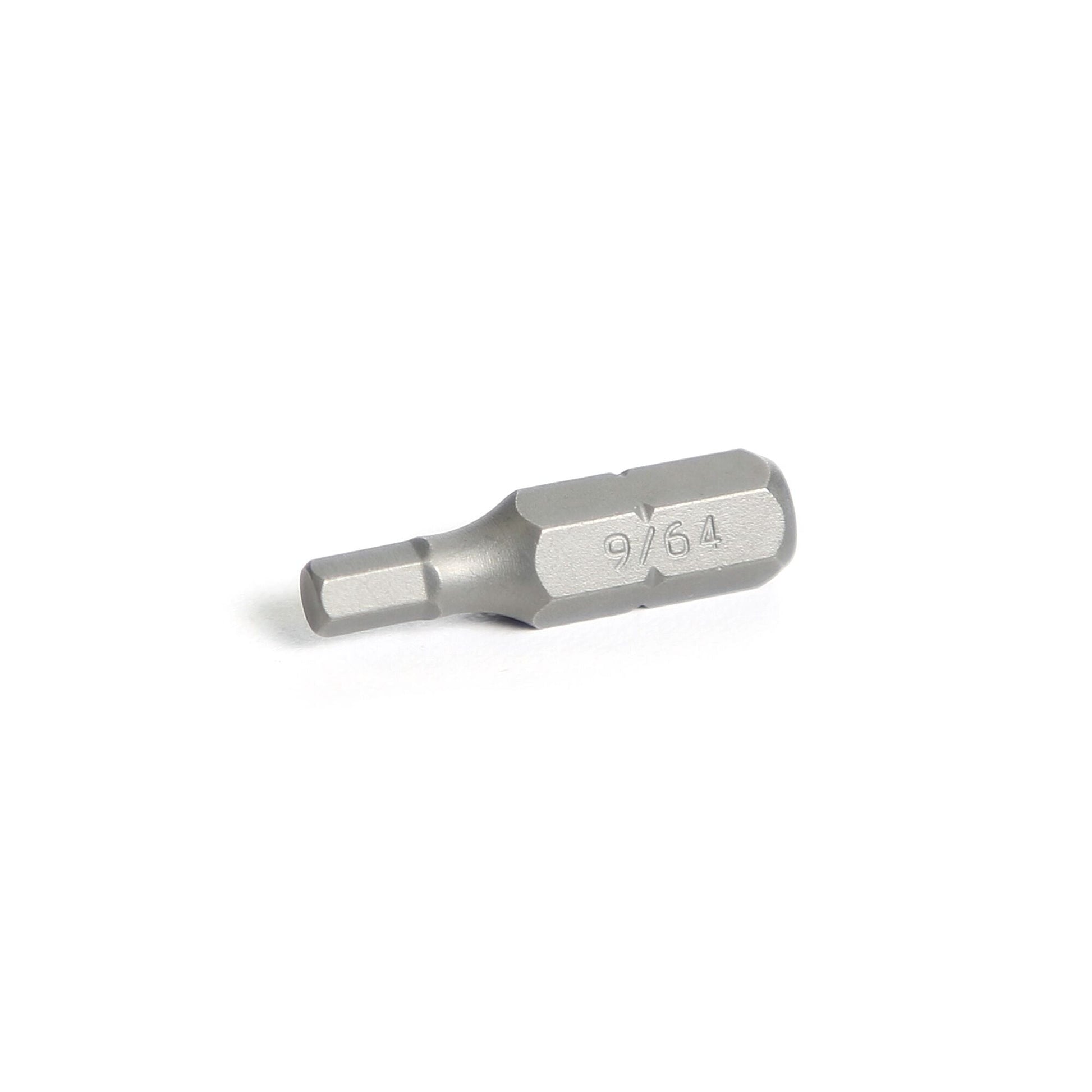 1/4" Hex Drive Hex Bit 1"- 9/64"