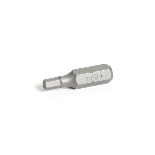 1/4" Hex Drive Hex Bit 1"- 9/64"