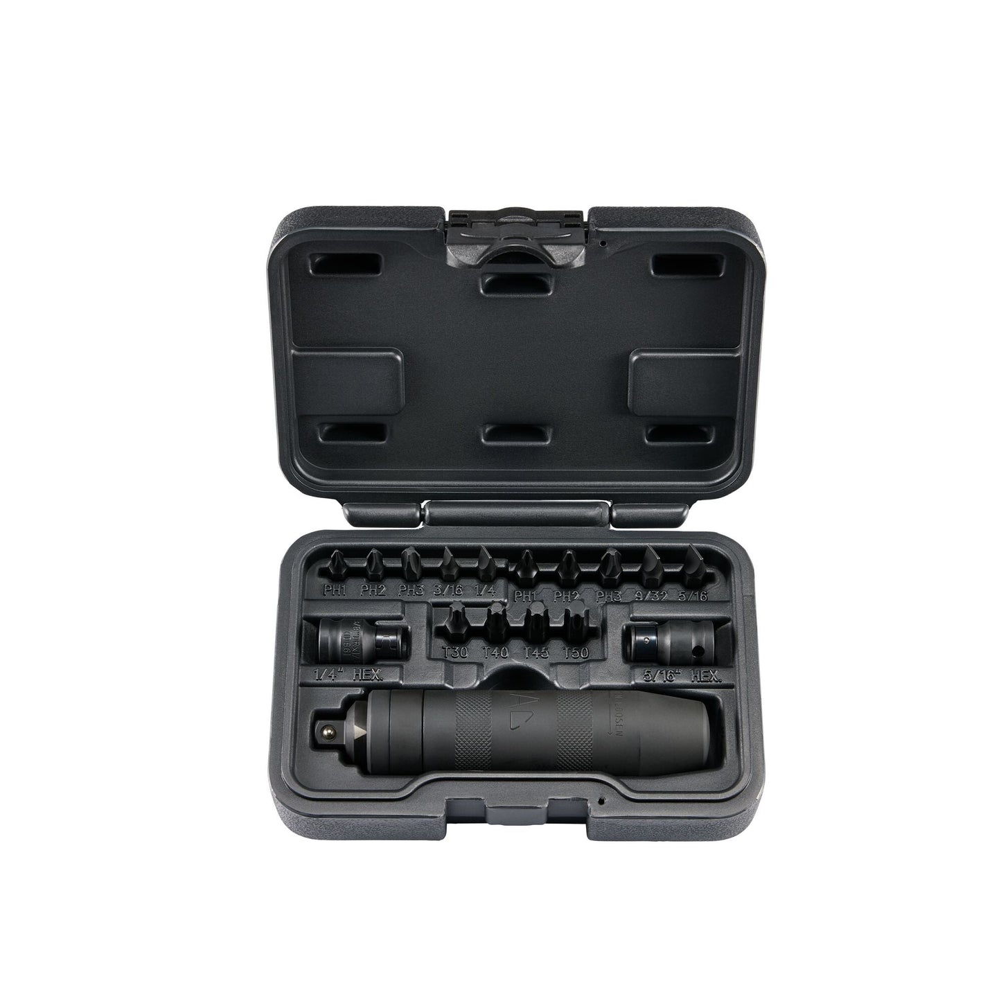 17-PC. 3/8" Drive Hand Impact Bit Driver Set