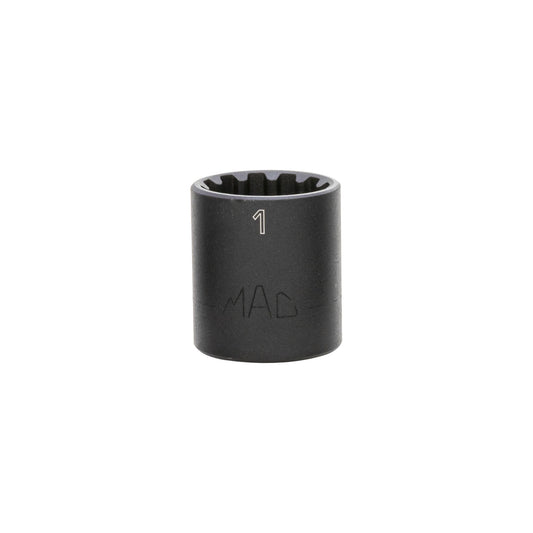 1/2" Drive Spherical Impact Socket - 1"