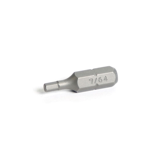 1/4" Hex Drive Hex Bit 1"- 7/64"