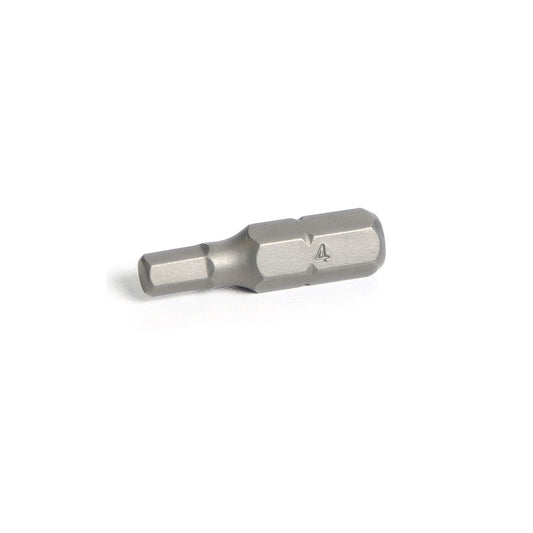 1/4" Hex Drive Hex Bit 1"- 4mm