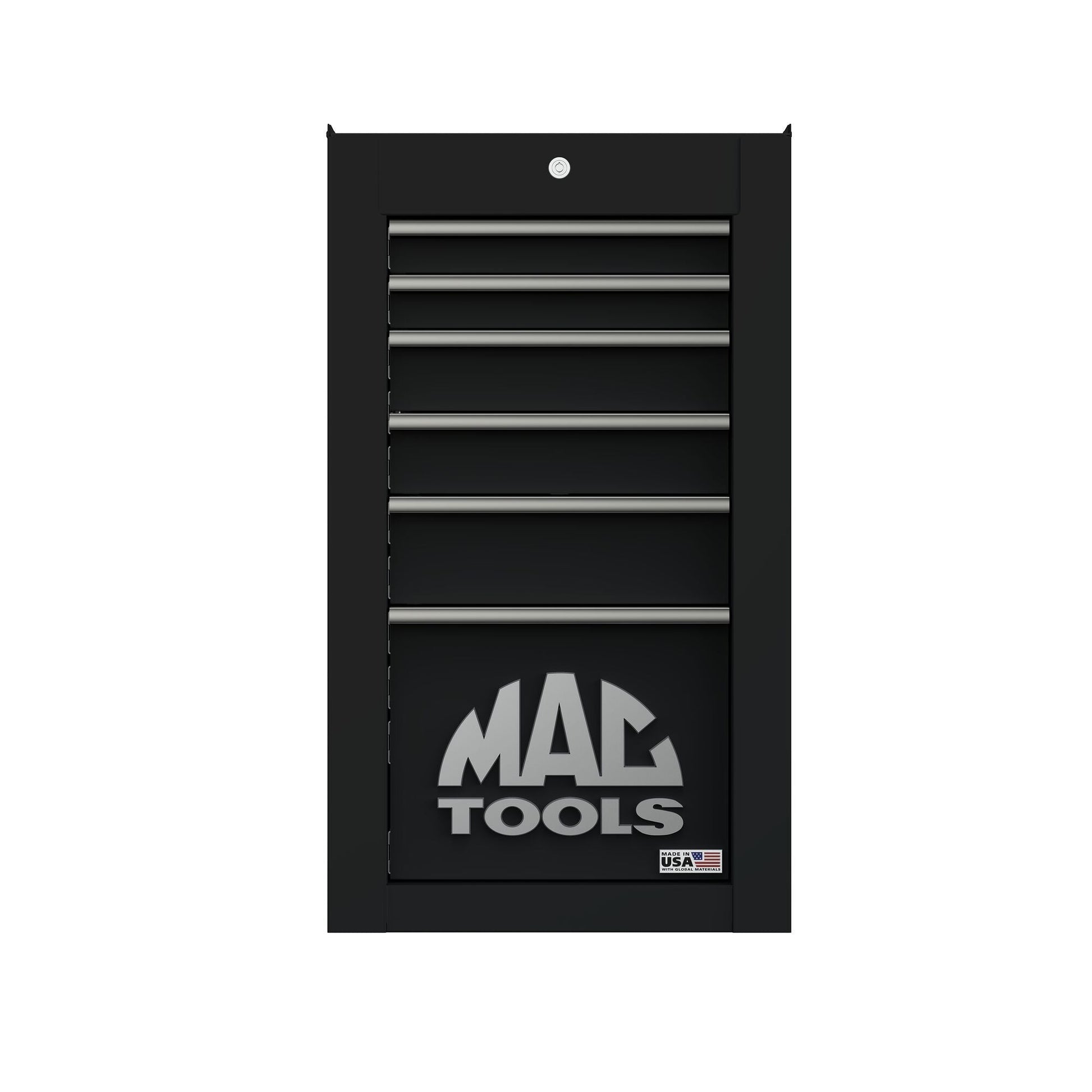 Tech™ Series 6-Drawer Side Cabinet with PowerTech™ Drawer - Flat Black