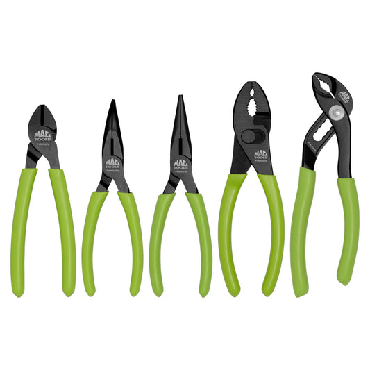 5-PC. Small Combo C.S.T. Pliers Set HI-VIZ Green