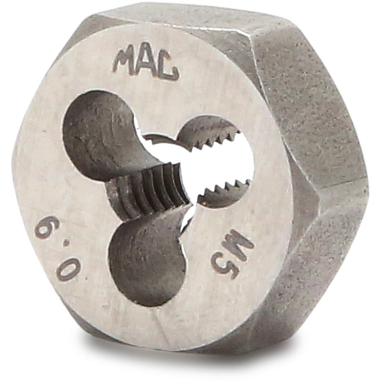Metric Hexagonal Die M5-0.90 - 5/8" Shank