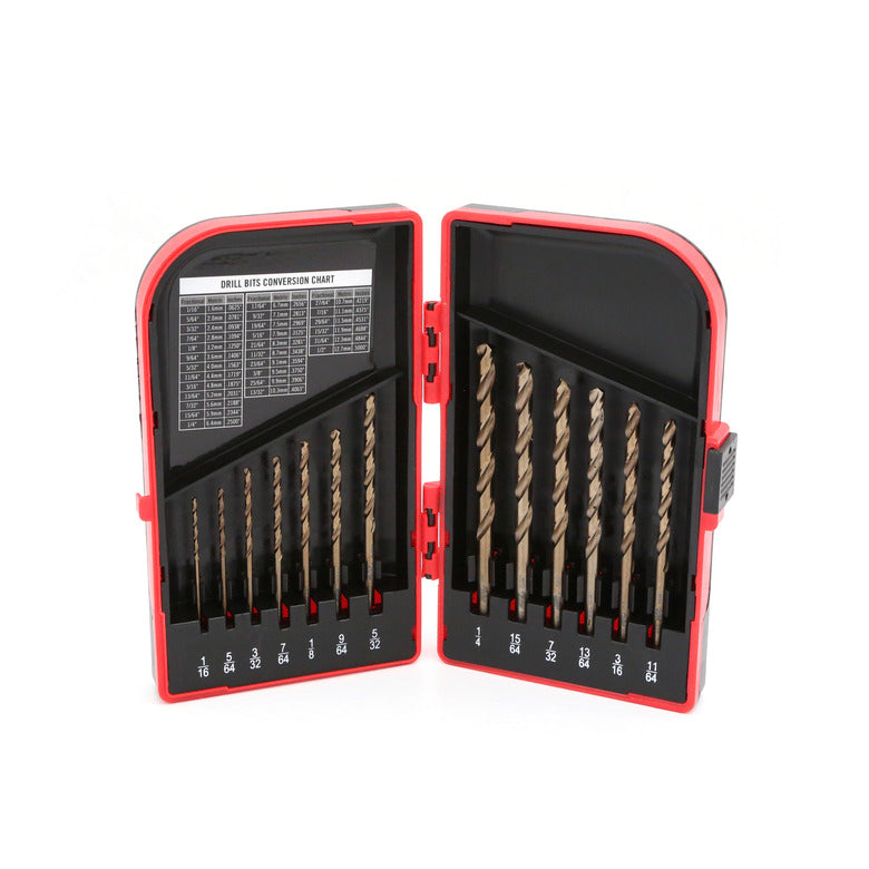 13-PC. Cobalt Alloy Steel Drill Bit Set