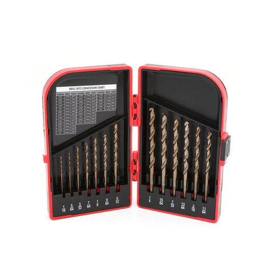 13-PC. Cobalt Alloy Steel Drill Bit Set