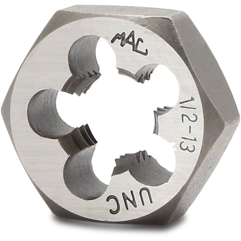 SAE Hexagonal Die 1/2"-13 NC - 1" Shank