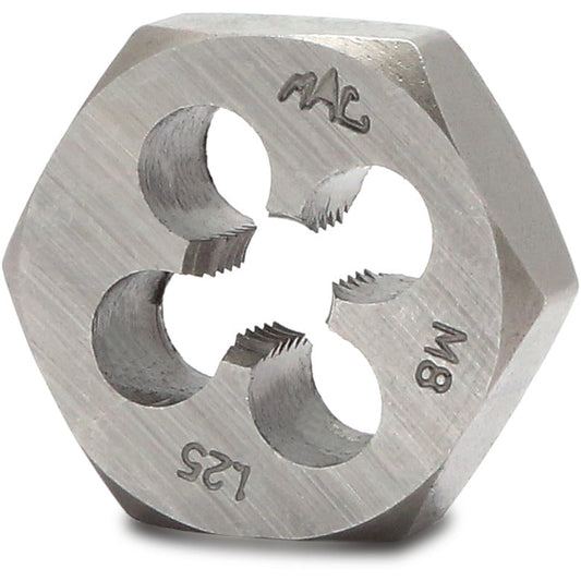 Metric Hexagonal Die M8-1.25 - 1" Shank
