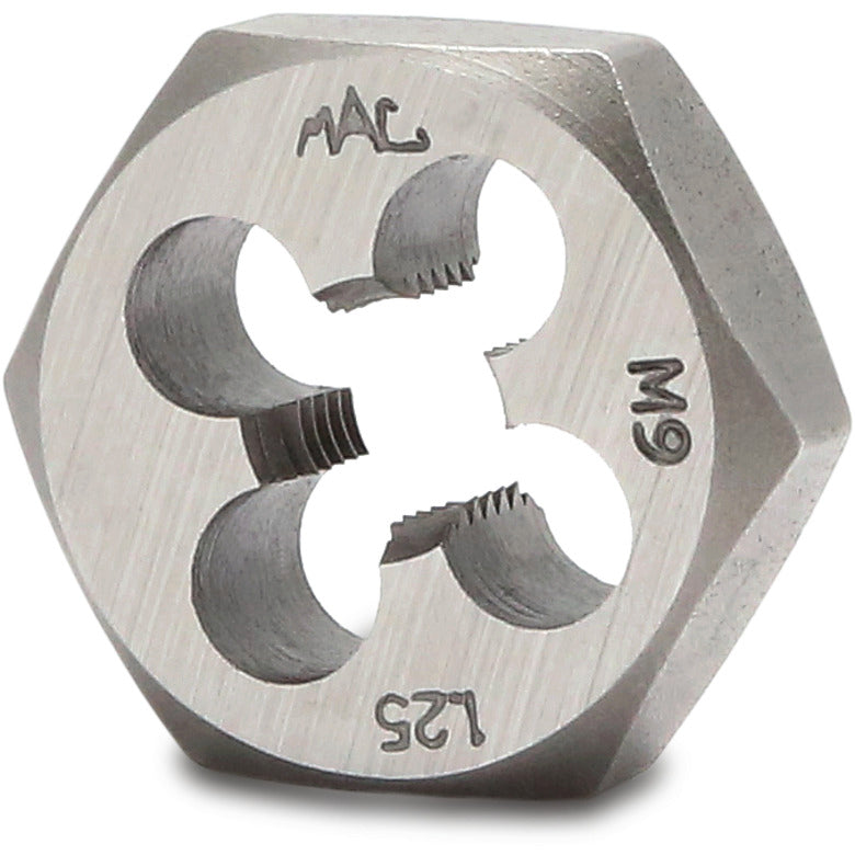 Metric Hexagonal Die M9-1.25 - 1" Shank