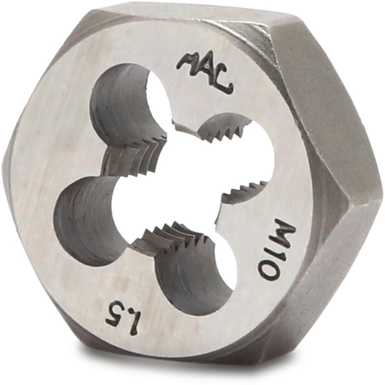 Metric Hexagonal Die M10-1.50 - 1" Shank