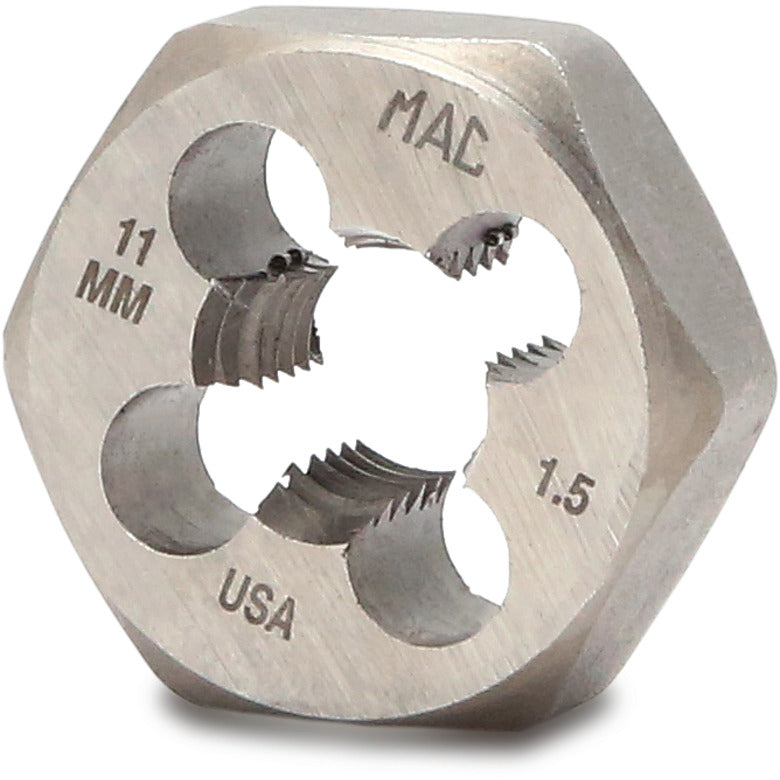 Metric Hexagonal Die M11-1.50 - 1" Shank
