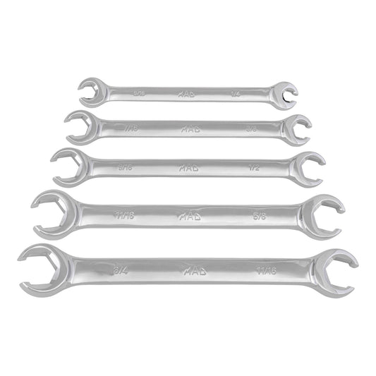5-PC. SAE Flare Nut Wrench Set
