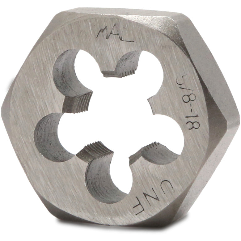 SAE Hexagonal Die 5/8"-18 NF - 1/7/16" Shank