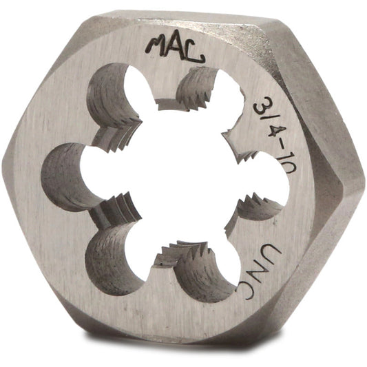 SAE Hexagonal Die 3/4"-10 NC - 1/7/16" Shank