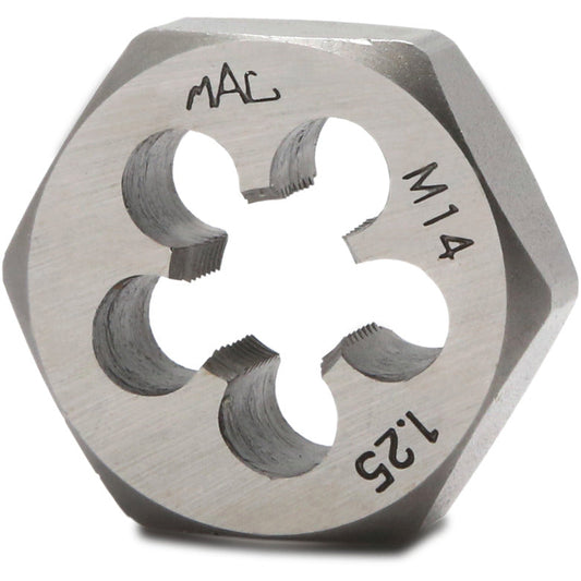 Metric Hexagonal Die M14-1.25 - 1-7/16" Shank
