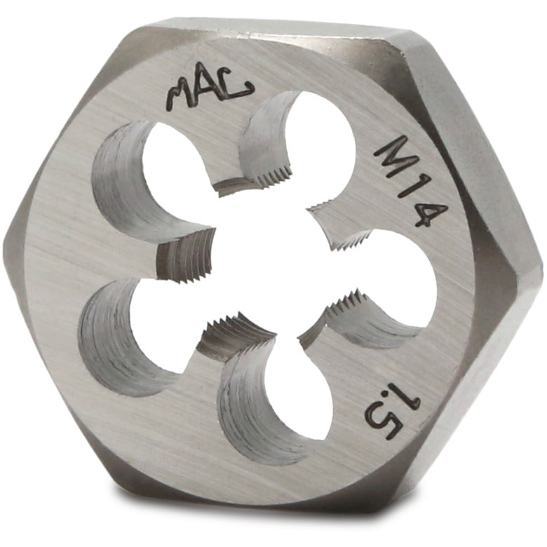 Metric Hexagonal Die M14-1.50 - 1-7/16" Shank