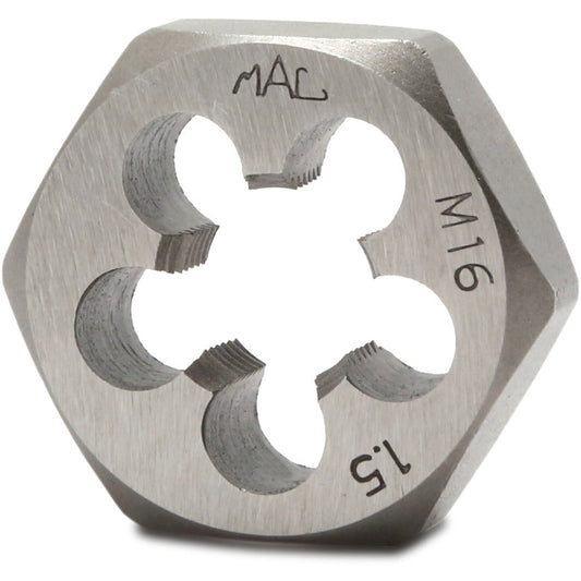 Metric Hexagonal Die M16-1.50 - 1-7/16" Shank