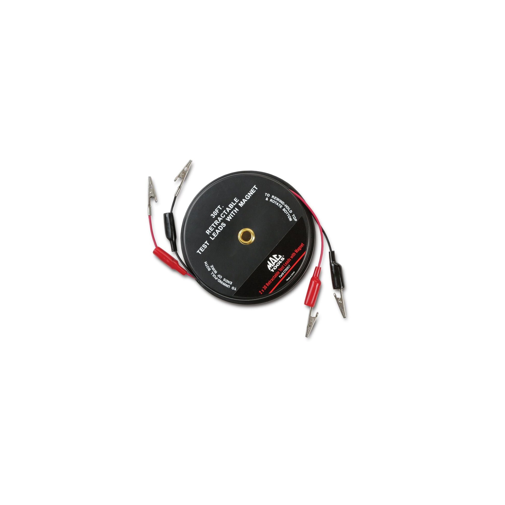 2-PC. Retractable Magnetic-Body Test Lead Set 30'