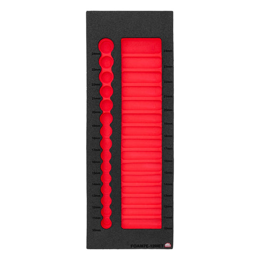 Foam Only - 1/2” Drive Sockets Metric (FOAM7E-12MET)
