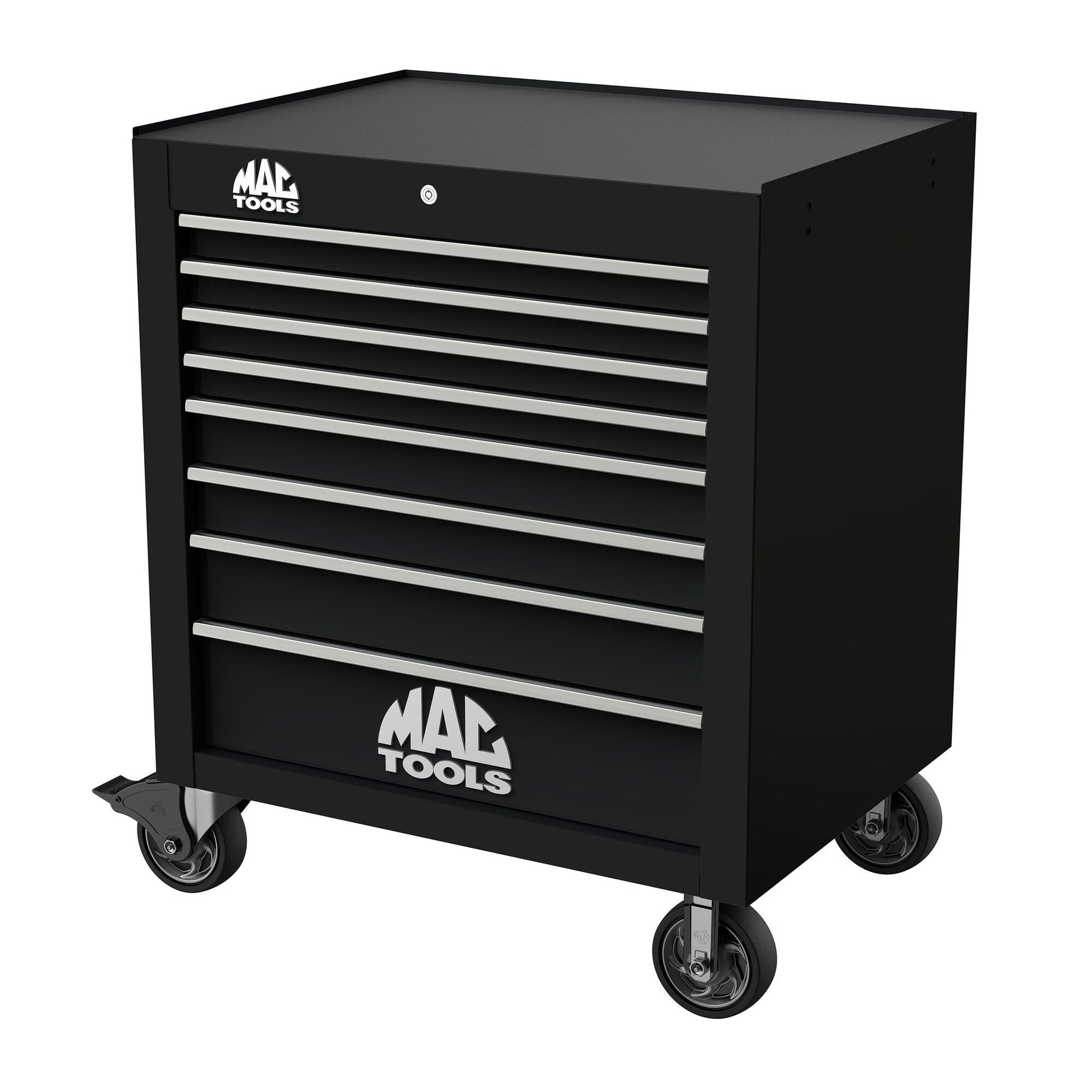 Tech™ Series 8-Drawer Workstation - Flat Black