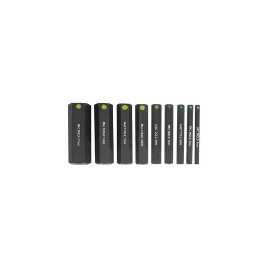 9-PC. Metric ProHold® Hex Bit Set - 2"