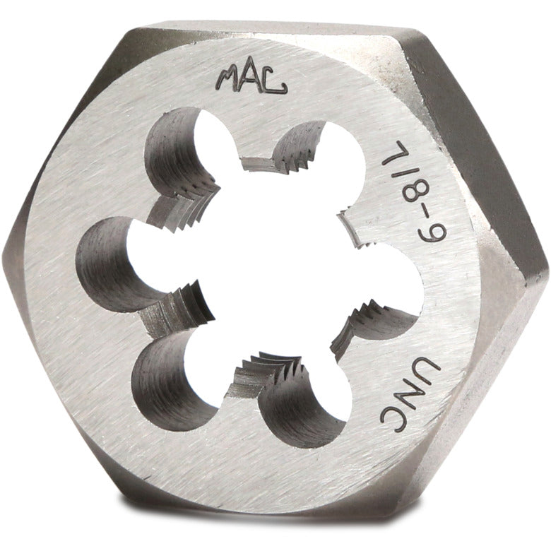 SAE Hexagonal Die 7/8"-9 NC - 1-13/16" Shank