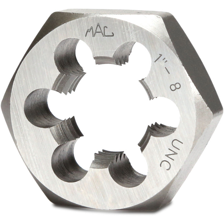 SAE Hexagonal Die 1-8 NEF - 1-13/16" Shank