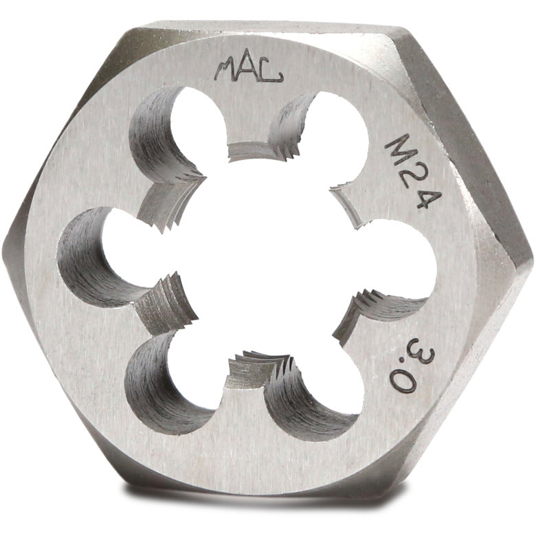 Metric Hexagonal Die M24-3.00 - 1-13/16" Shank
