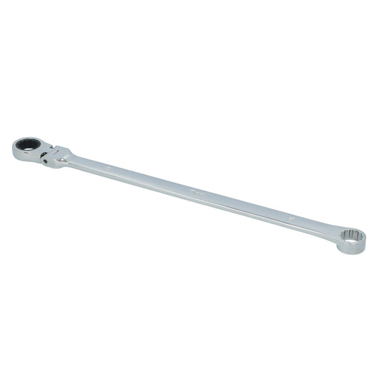 18mm XL Double Box Flex Head Ratcheting Wrench - 12 pt.