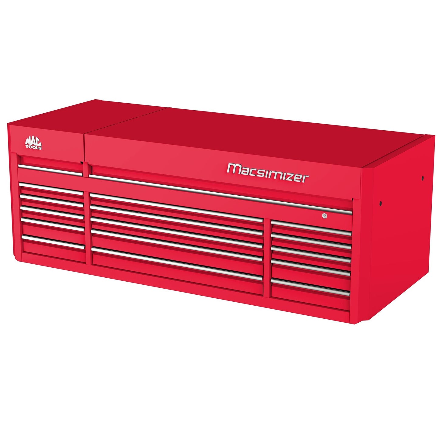 Macsimizer® 15-Drawer Top Chest - Firebrick Red