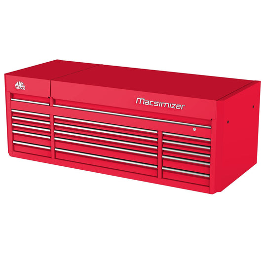 Macsimizer® 15-Drawer Top Chest - Firebrick Red